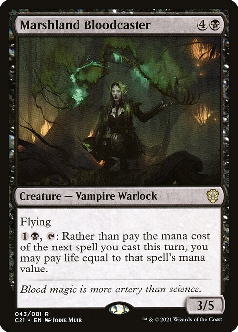 Marshland Bloodcaster (Commander 2021)
