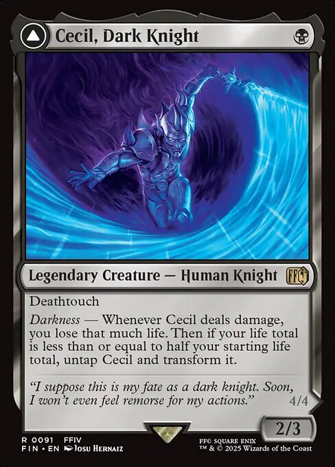 Cecil, Dark Knight // Cecil, Redeemed Paladin (Final Fantasy)