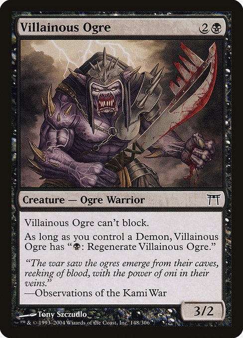 Villainous Ogre (Champions of Kamigawa)
