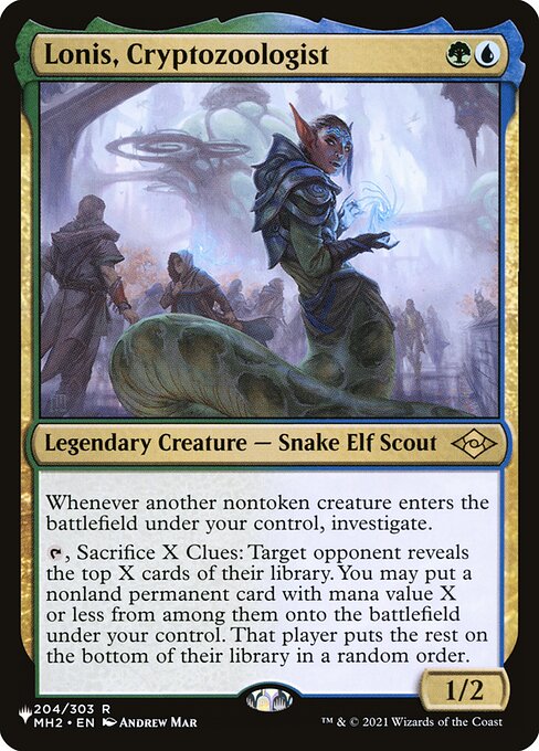 Lonis, Cryptozoologist (The List)