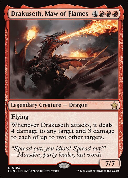 Drakuseth, Maw of Flames (Foundations)