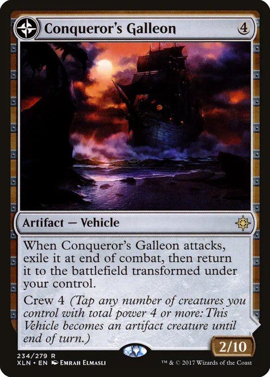 Conqueror's Galleon // Conqueror's Foothold (Ixalan)