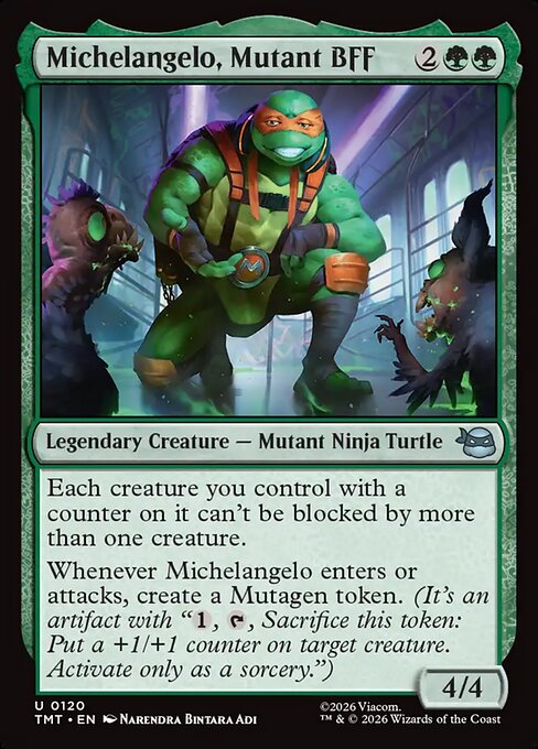 Michelangelo, Mutant BFF (Teenage Mutant Ninja Turtles)