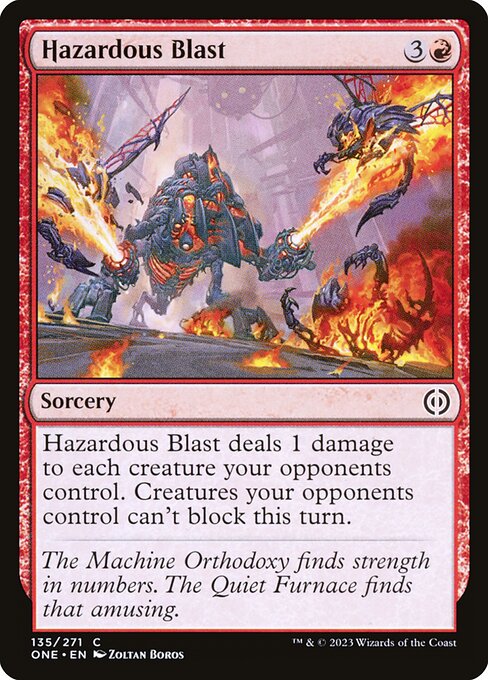 Hazardous Blast (Phyrexia: All Will Be One)