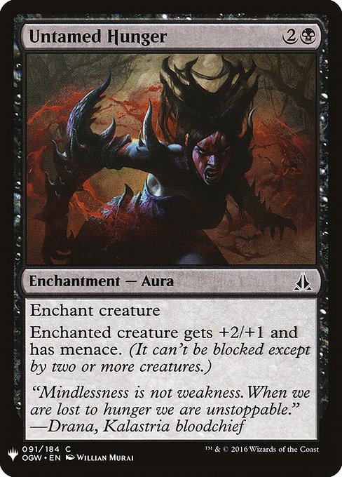 Untamed Hunger (The List)