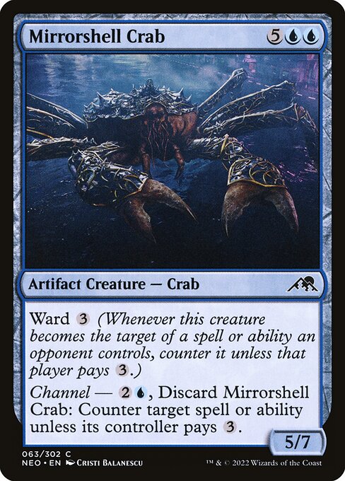 Mirrorshell Crab (Kamigawa: Neon Dynasty)
