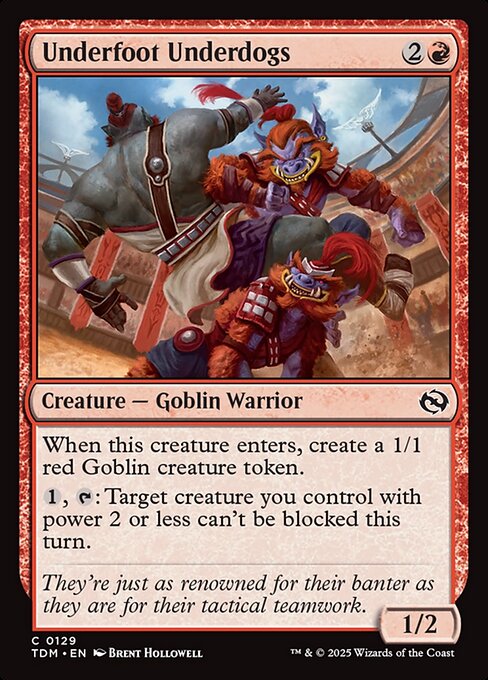Underfoot Underdogs (Tarkir: Dragonstorm)