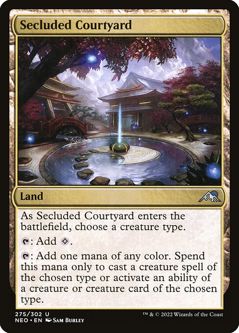 Secluded Courtyard (Kamigawa: Neon Dynasty)