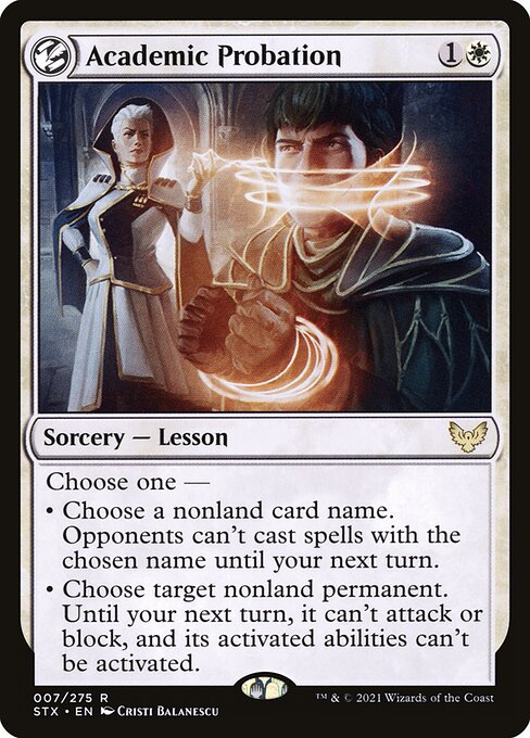 Academic Probation (Strixhaven: School of Mages)