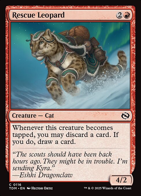Rescue Leopard (Tarkir: Dragonstorm)