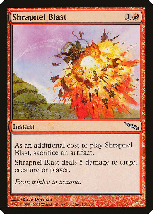 Shrapnel Blast (Mirrodin)
