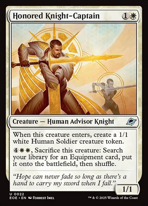 Honored Knight-Captain (Edge of Eternities)