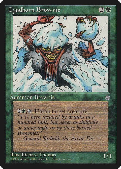 Fyndhorn Brownie (Ice Age)