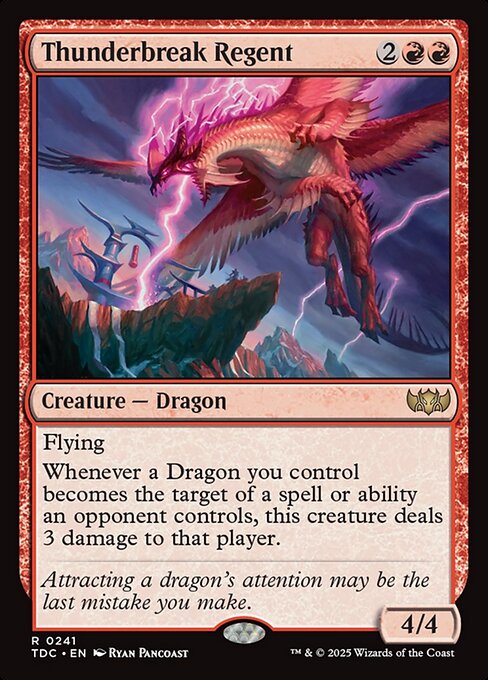 Thunderbreak Regent (Tarkir: Dragonstorm Commander)