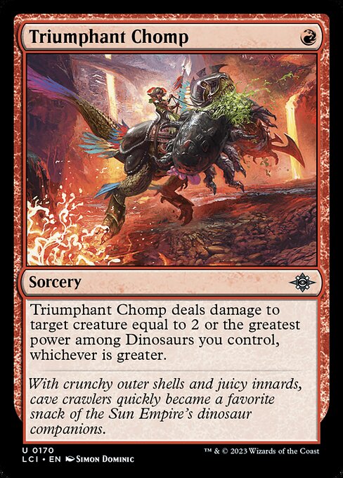 Triumphant Chomp (The Lost Caverns of Ixalan)