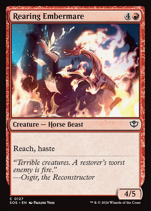 Rearing Embermare (Secrets of Strixhaven)