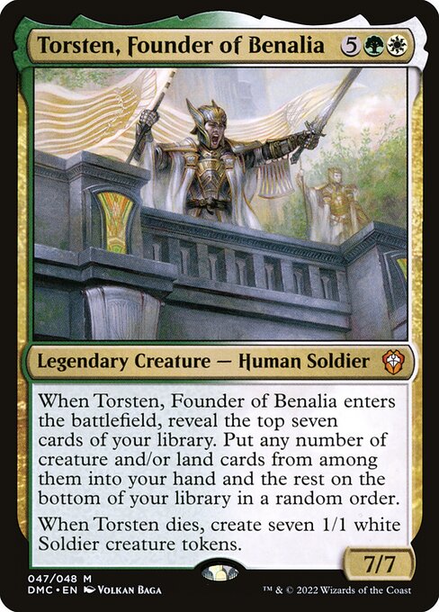 Torsten, Founder of Benalia (Dominaria United Commander)