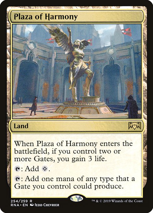Plaza of Harmony (Ravnica Allegiance)