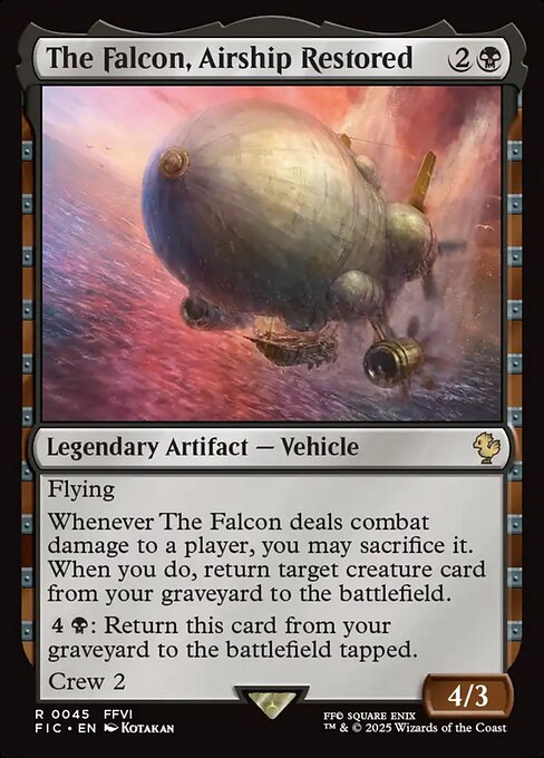 The Falcon, Airship Restored (Final Fantasy Commander)