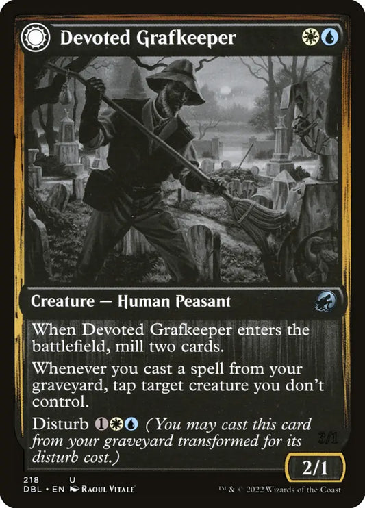 Devoted Grafkeeper // Departed Soulkeeper (Innistrad: Double Feature)