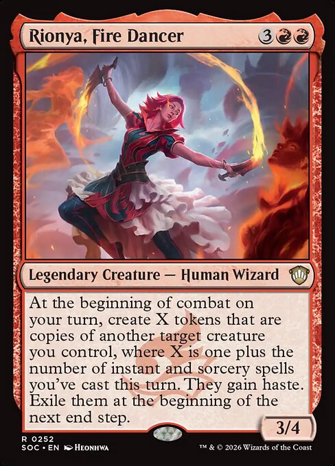 Rionya, Fire Dancer (Secrets of Strixhaven Commander)