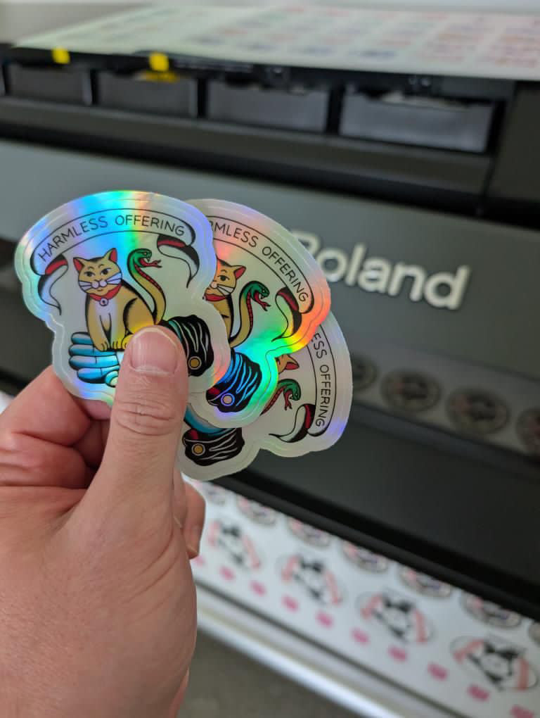 Not So Harmless Shiny Stickers