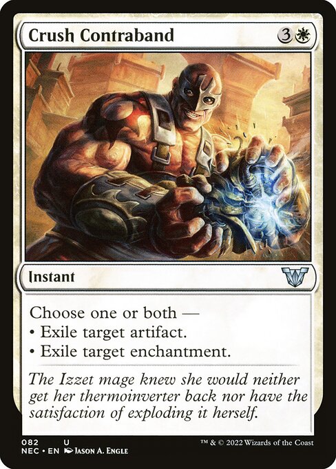 Crush Contraband (Neon Dynasty Commander)