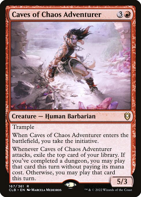 Caves of Chaos Adventurer (Commander Legends: Battle for Baldur's Gate)