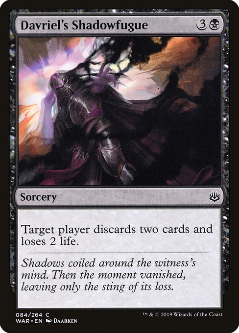 Davriel's Shadowfugue (War of the Spark)
