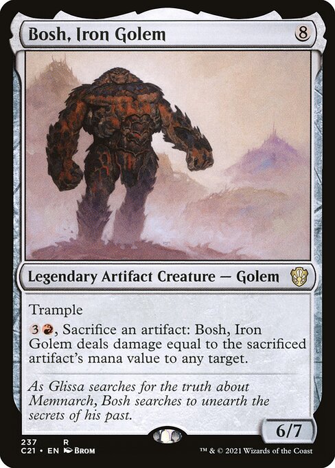 Bosh, Iron Golem (Commander 2021)