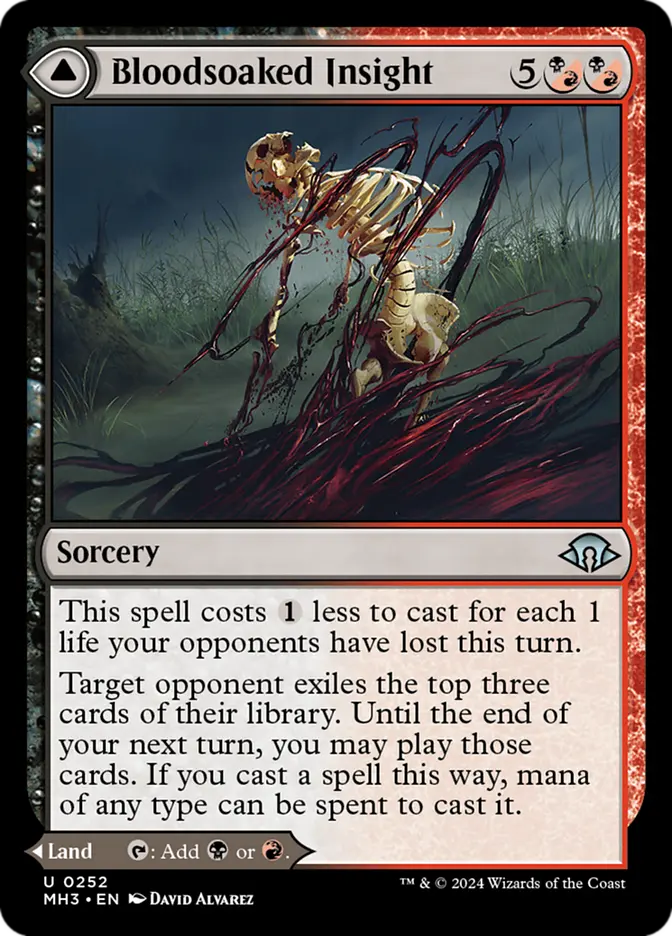Bloodsoaked Insight // Sanguine Morass (Modern Horizons 3)