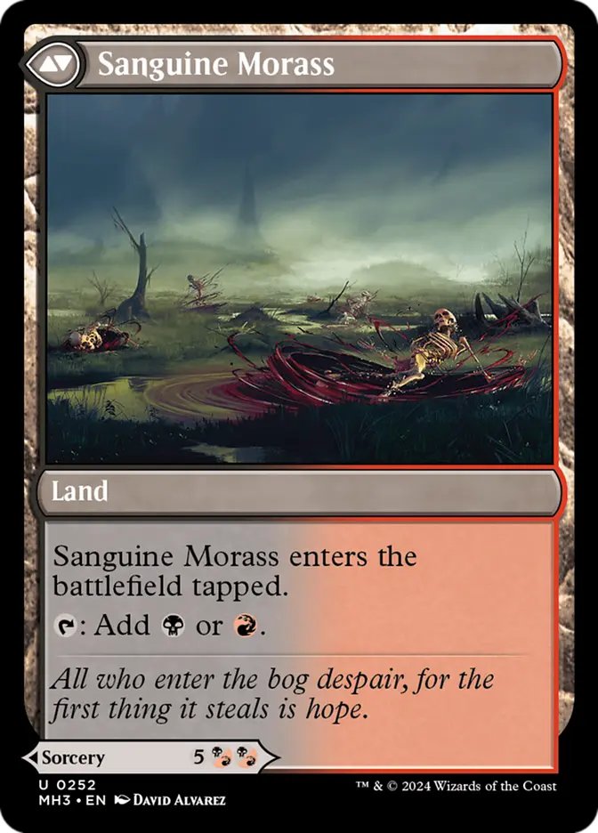 Bloodsoaked Insight // Sanguine Morass (Modern Horizons 3)