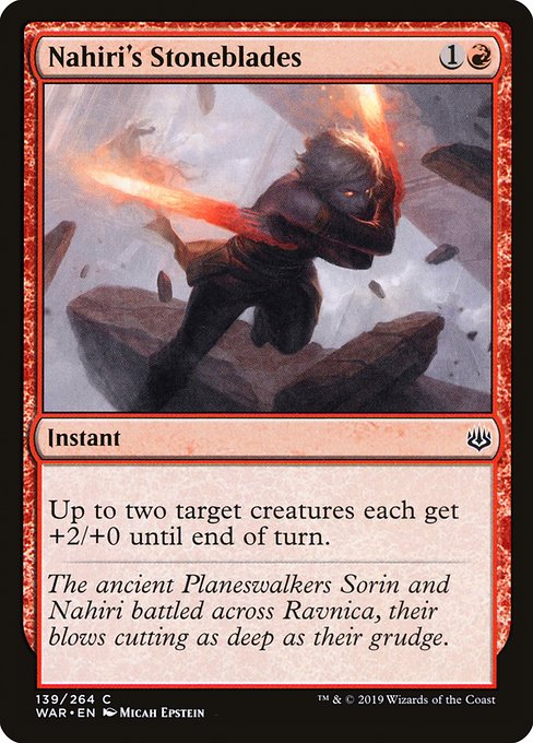 Nahiri's Stoneblades (War of the Spark)