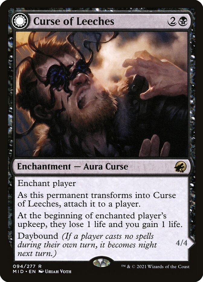 Curse of Leeches // Leeching Lurker (Innistrad: Midnight Hunt)
