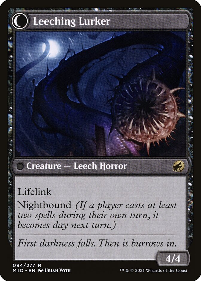 Curse of Leeches // Leeching Lurker (Innistrad: Midnight Hunt)