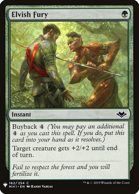Elvish Fury (The List)