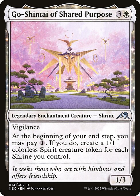 Go-Shintai of Shared Purpose (Kamigawa: Neon Dynasty)