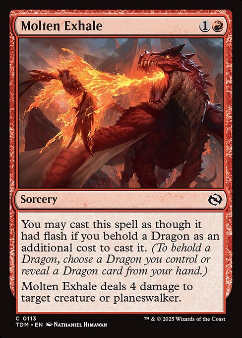 Molten Exhale (Tarkir: Dragonstorm)
