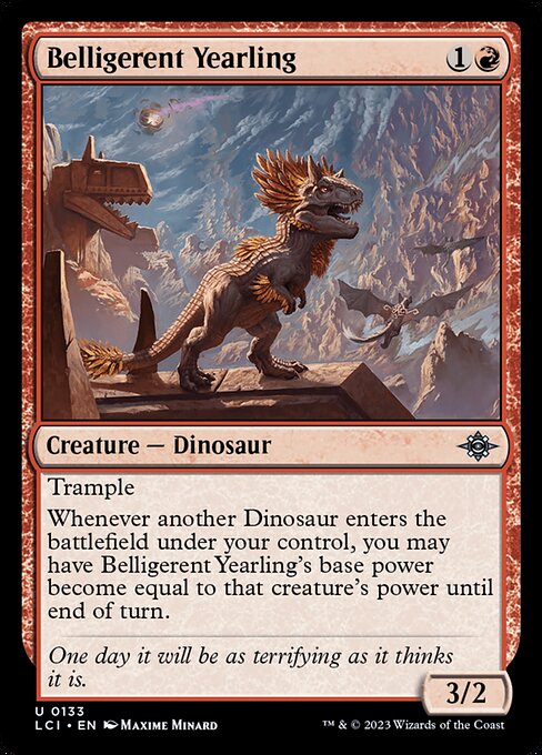 Belligerent Yearling (The Lost Caverns of Ixalan)