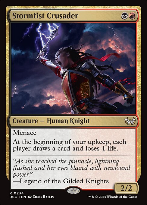 Stormfist Crusader (Duskmourn: House of Horror Commander)