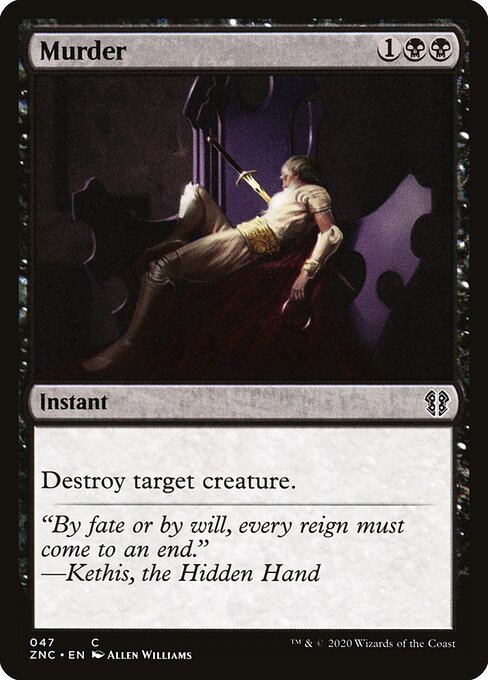Murder (Zendikar Rising Commander)