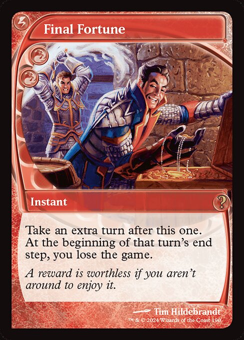 Final Fortune (Mystery Booster 2)