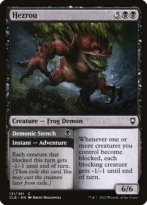 Hezrou // Demonic Stench (Commander Legends: Battle for Baldur's Gate)