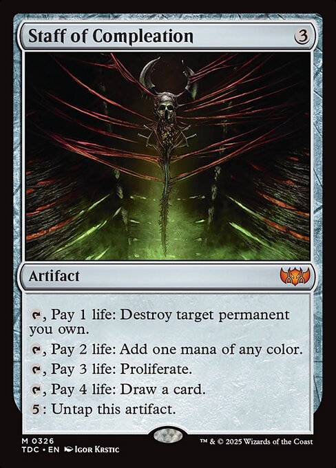 Staff of Compleation (Tarkir: Dragonstorm Commander)