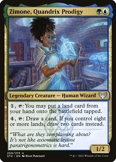 Zimone, Quandrix Prodigy (Strixhaven: School of Mages)
