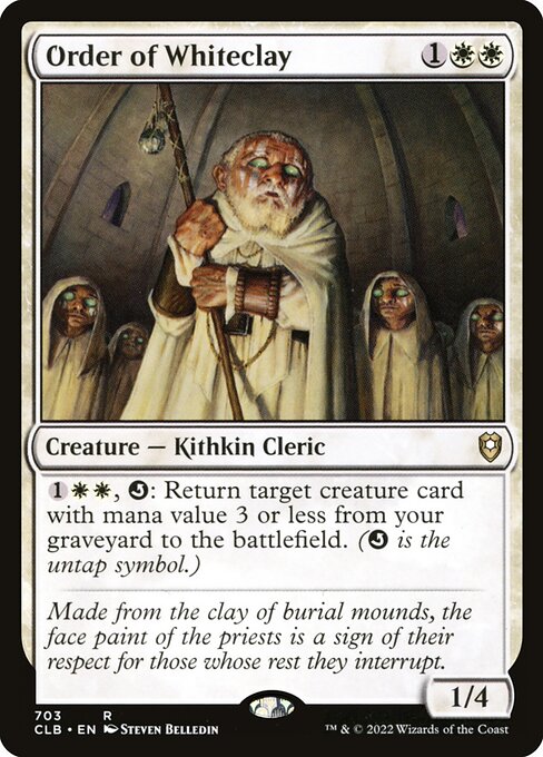 Order of Whiteclay (Commander Legends: Battle for Baldur's Gate)