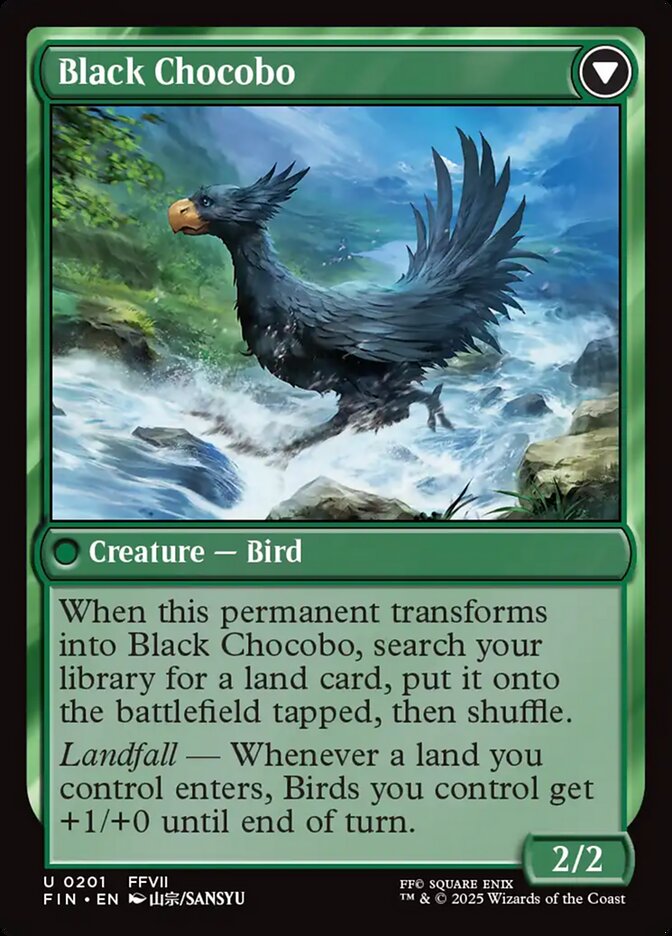 Sidequest: Raise a Chocobo // Black Chocobo (Final Fantasy)