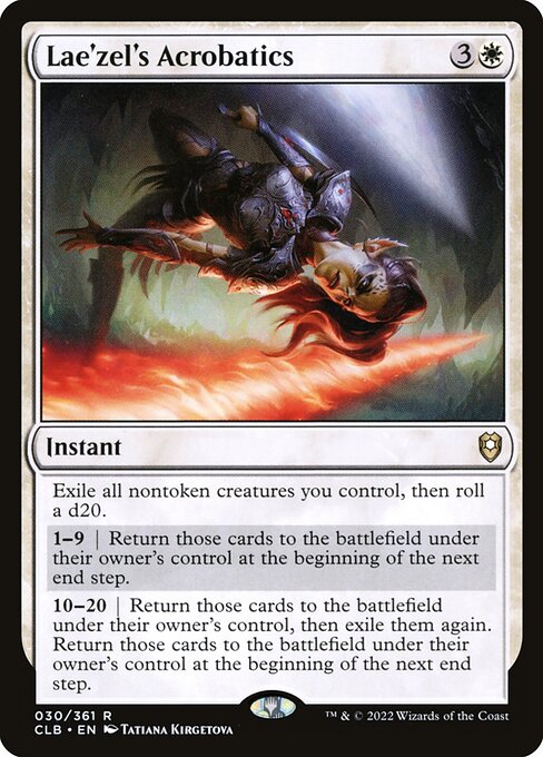 Lae'zel's Acrobatics (Commander Legends: Battle for Baldur's Gate)
