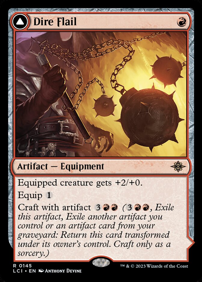 Dire Flail // Dire Blunderbuss (The Lost Caverns of Ixalan)