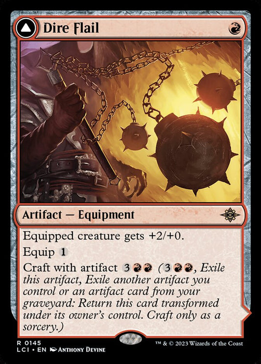 Dire Flail // Dire Blunderbuss (The Lost Caverns of Ixalan)